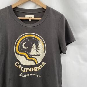 Mate the label california dreamin gray tee